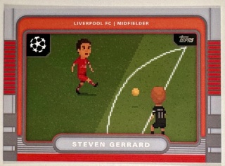 8B-4 Steven Gerrard - 8bit Shots - TOPPS UCC 2025/26