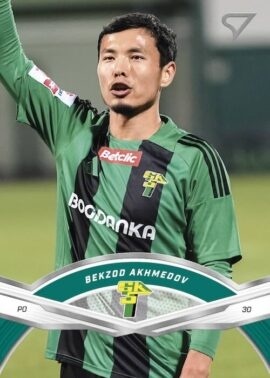 91 Bekzod Akhmedov Górnik Łęczna Base card SportZoo Betclic 1 Liga 2025/26