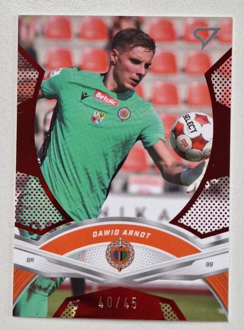 154 Dawid Arndt 40/45 Chrobry Głogów Crimson Red SportZoo Betclic 1 Liga 2025/26