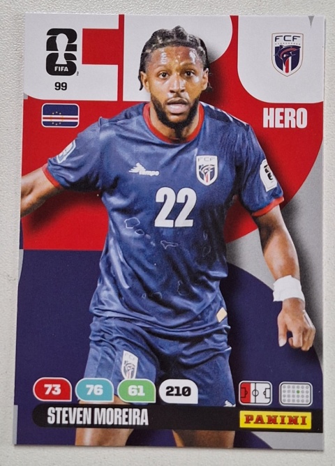 99 Steven Moreira Cape Verde Hero Panini FIFA World Cup 2026