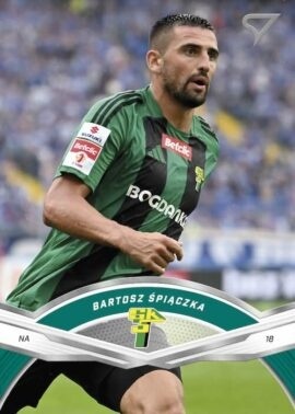 102 Bartosz Śpiączka Górnik Łęczna Base card SportZoo Betclic 1 Liga 2025/26