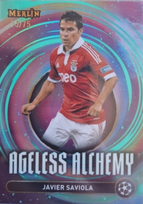 AA-22 Saviola 15/75 SL Benfica Ageless Alchemy Topps Merlin 2024/25