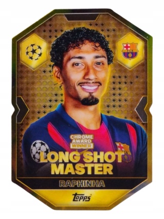 CA11 Raphinha FC Barcelona Chrome Award Winner Match Attax 2025/26