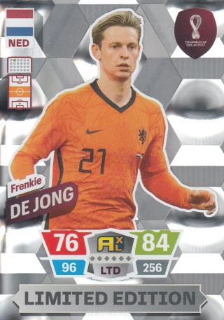 LE-FDJ Frenkie de Jong Holandia Limited Edition World Cup Qatar 2022