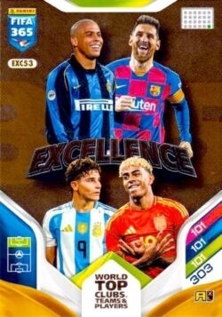 EXC-XXL53 Excellence Yamal, Messi, Álvarez, Ronaldo Panini FIFA 365 2026