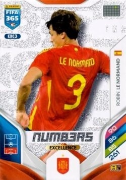 EXC03 Numbers Robin Le Normand Panini FIFA 365 2026