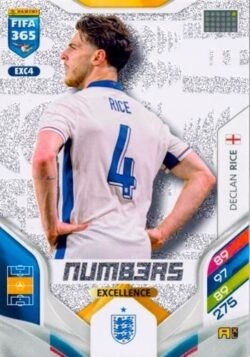 EXC04 Numbers Declan Rice Panini FIFA 365 2026