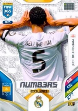EXC05 Numbers Jude Bellingham Panini FIFA 365 2026