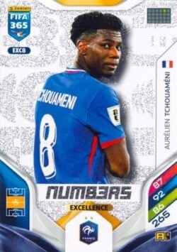 EXC08 Numbers Aurélien Tchouaméni Panini FIFA 365 2026