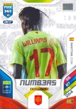 EXC17 Numbers Nico Williams Panini FIFA 365 2026