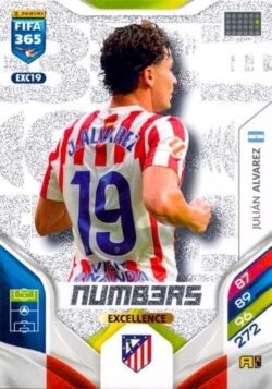 EXC19 Numbers Julián Álvarez Panini FIFA 365 2026
