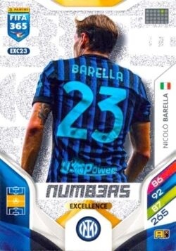 EXC23 Numbers Nicolò Barella Panini FIFA 365 2026