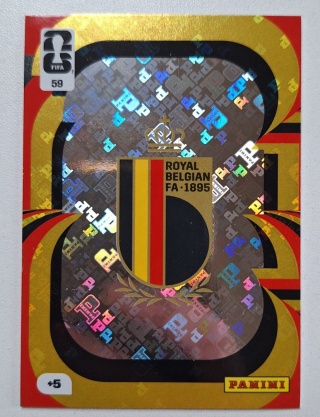 59 Team Crest Belgium Panini FIFA World Cup 2026