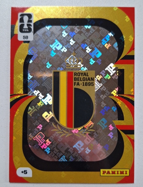 59 Team Crest Belgium Panini FIFA World Cup 2026