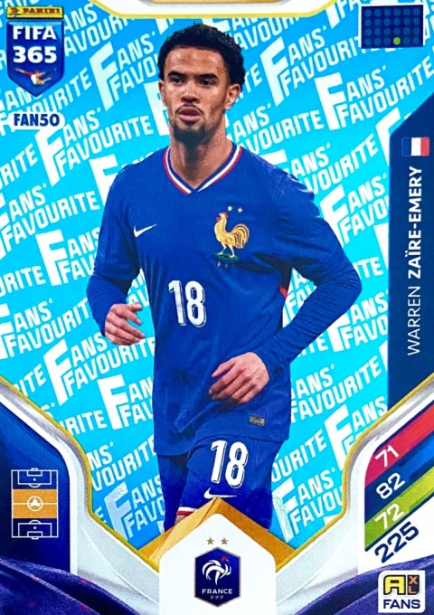 FAN50bu Zaire-Emery France Fans Favourite Blue Legend FIFA 365 2026