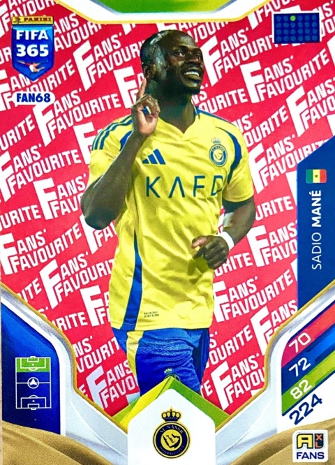 FAN68r Sadio Mané Al-Nassr Fans Favourite Red FIFA 365 2026