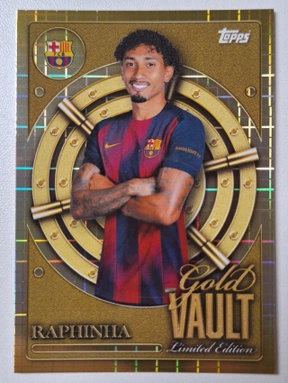 GV-4 Raphinha FC Barcelona Gold Vault Limited Edition