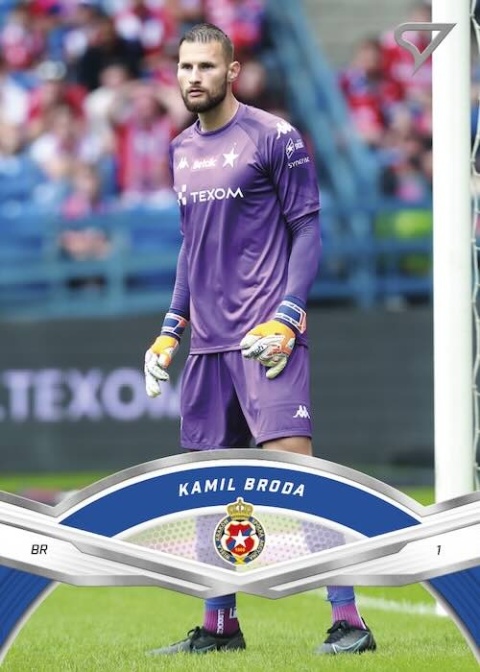 1 Kamil Broda Wisła Kraków Base card SportZoo Betclic 1 Liga 2025/26