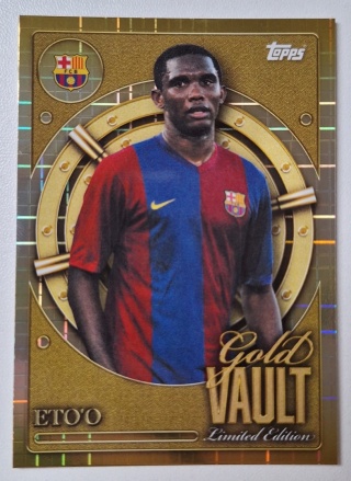 GV-10 Samuel Eto'o FC Barcelona Gold Vault Limited Edition