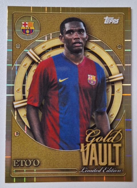 GV-10 Samuel Eto'o FC Barcelona Gold Vault Limited Edition