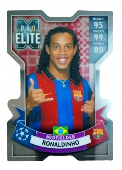 265 TOPPS MATCH ATTAX EXTRA 2023/2024 X PRO ELITE RONALDINHO BARCELONA