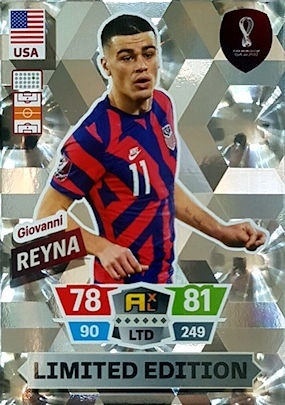 LE-GR Giovanni Reyna USA Limited Edition World Cup Qatar 2022