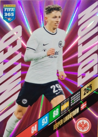 LE-JL Jesper Lindstrøm Eintracht Frankfurt Limited Edition FIFA 365 2024