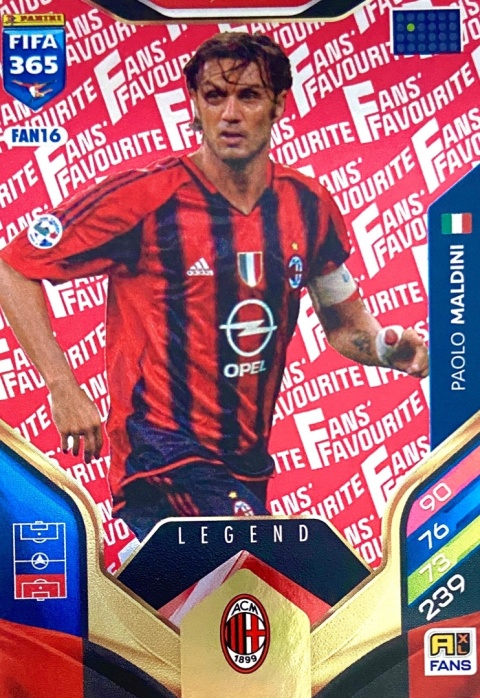 FAN16r Paolo Maldini AC Milan Fans Favourite Red Legend FIFA 365 2026