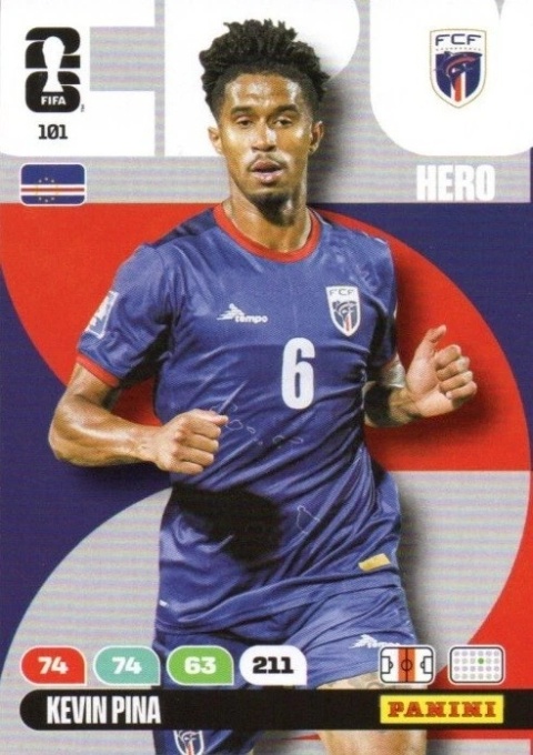 101 Kevin Pina Cape Verde Hero Panini FIFA World Cup 2026