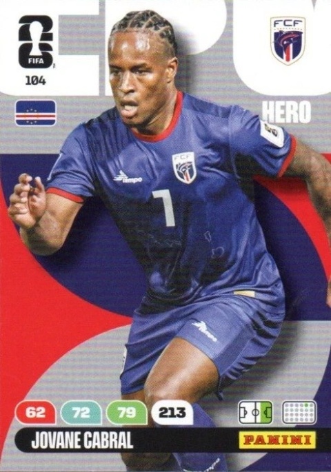 104 Jovane Cabral Cape Verde Hero Panini FIFA World Cup 2026