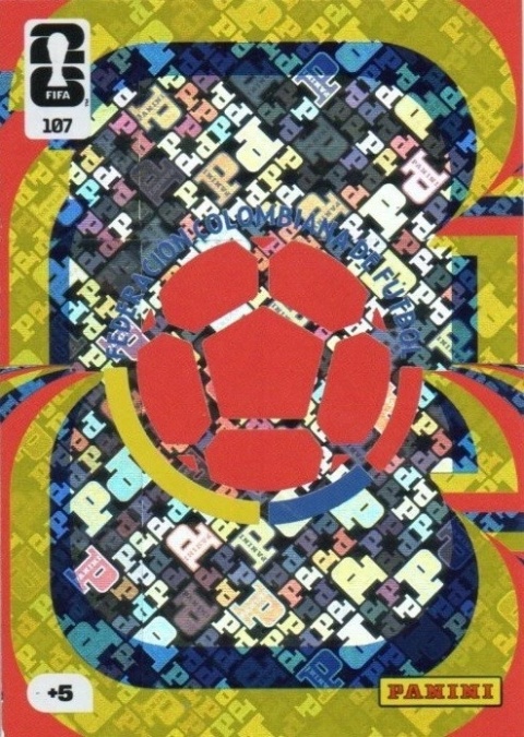 107 Team Crest Colombia Panini FIFA World Cup 2026