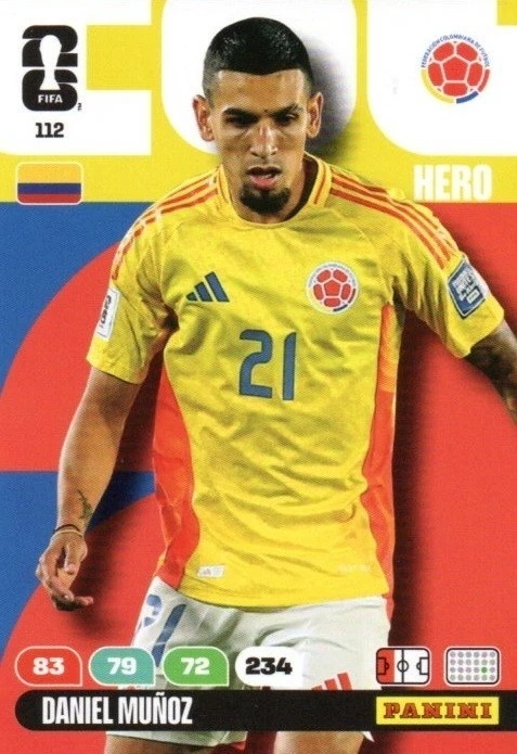 112 Daniel Munoz Colombia Hero Panini FIFA World Cup 2026