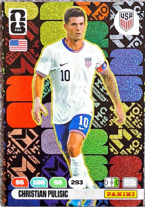 M3 Christian Pulisic United States Momentum Panini Fifa World Cup 2026