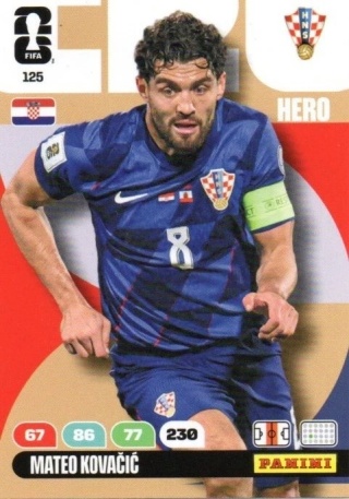 125 Mateo Kovacic Croatia Hero Panini FIFA World Cup 2026