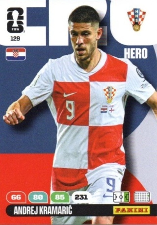 129 Andrej Kramaric Croatia Hero Panini FIFA World Cup 2026