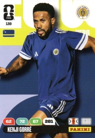 139 Kenji Gorre Curaçao Hero Panini FIFA World Cup 2026