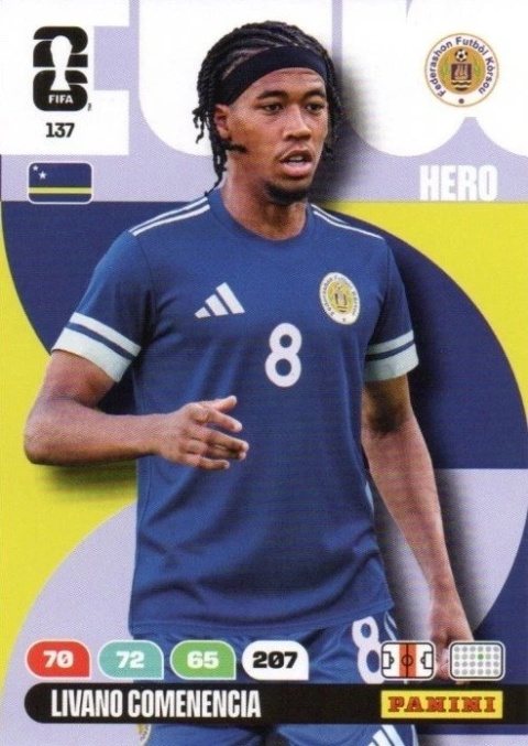 137 Livano Comenencia Curaçao Hero Panini FIFA World Cup 2026