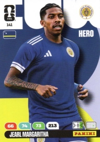 141 Jearl Margaritha Curaçao Hero Panini FIFA World Cup 2026