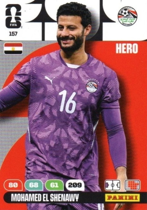 157 Mohamed El Shenawy Egypt Hero Panini FIFA World Cup 2026