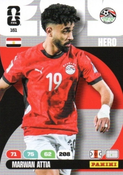 161 Marwan Attia Egypt Hero Panini FIFA World Cup 2026