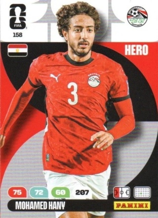 158 Mohamed Hany Egypt Hero Panini FIFA World Cup 2026