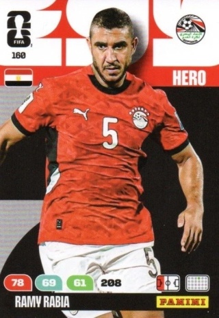 160 Ramy Rabia Egypt Hero Panini FIFA World Cup 2026