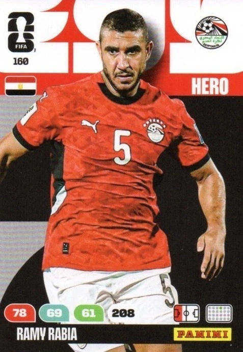 160 Ramy Rabia Egypt Hero Panini FIFA World Cup 2026