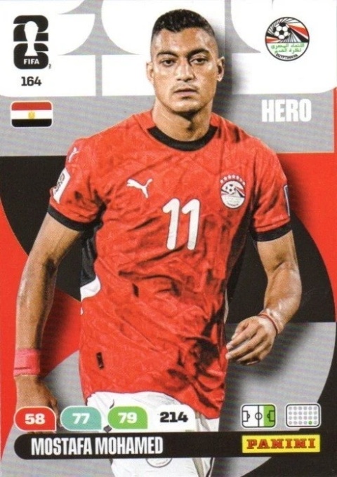 164 Mostafa Mohamed Egypt Hero Panini FIFA World Cup 2026