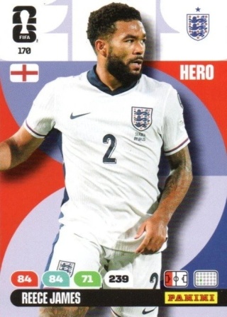 170 Reece James England Hero Panini FIFA World Cup 2026