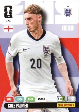 176 Cole Palmer England Hero Panini FIFA World Cup 2026