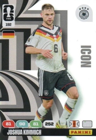 192 Joshua Kimmich Germany Icon Panini FIFA World Cup 2026