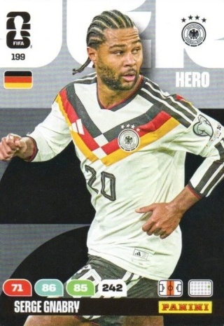 199 Serge Gnabry Germany Hero Panini FIFA World Cup 2026