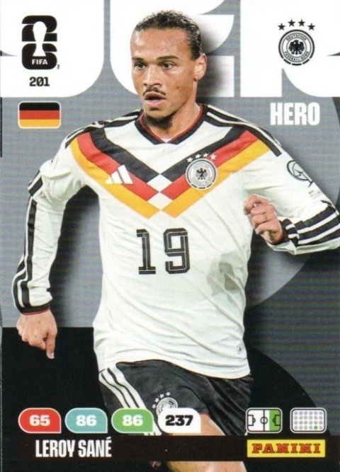 201 Leroy Sane Germany Hero Panini FIFA World Cup 2026