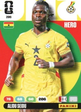 206 Alidu Seidu Ghana Hero Panini FIFA World Cup 2026